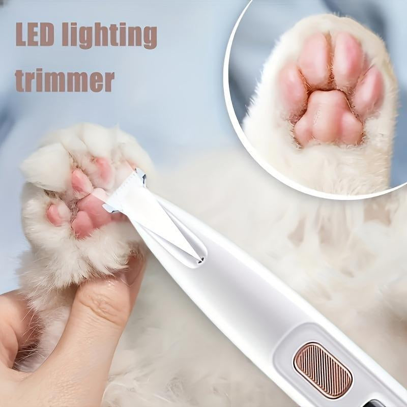 Rechargeable Pet Hair Trimmer Kit, Pet Paw Trimmer