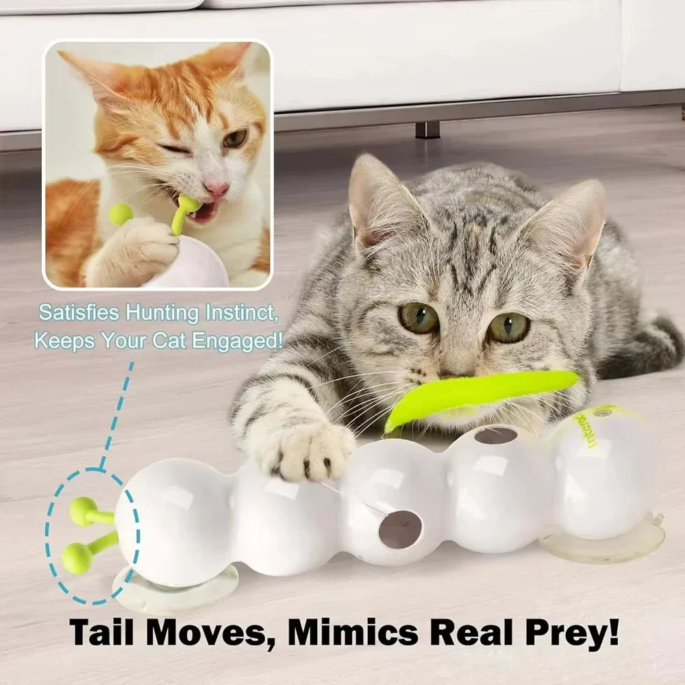 Caterpillar Motion-Activated Interactive Toy for Cats - Engage Your Feline Friend in Playtime Fun