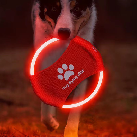 Illuminate Playtime: Glow in the Dark Flying Discs for Dogs
