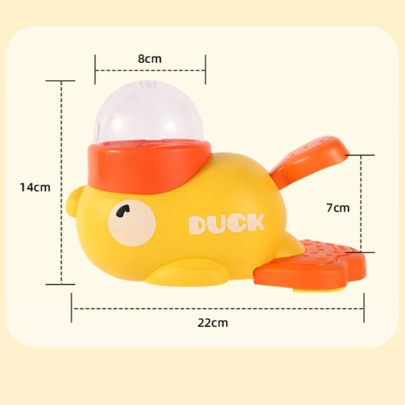 Charming Duck Design Pet Food Dispenser - Engaging Automatic Puzzle Feeder for Dogs and Cats
