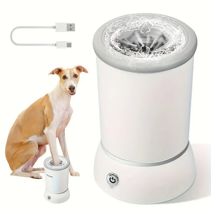 LAMGOOL Automatic Pet Paw Cleaner - Electric Foot Washing Cup for Dogs and Cats, Portable and Quiet Design