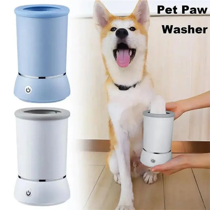 LAMGOOL Automatic Pet Paw Cleaner - Electric Foot Washing Cup for Dogs and Cats, Portable and Quiet Design