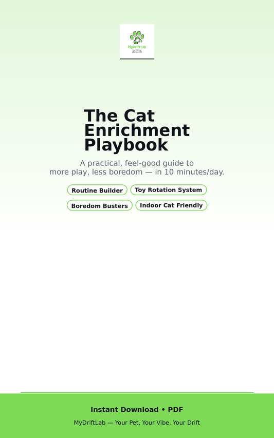 The Cat Enrichment Playbook (Digital PDF)
