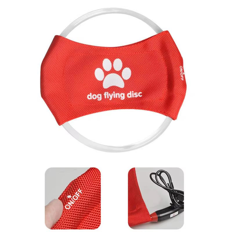 Illuminate Playtime: Glow in the Dark Flying Discs for Dogs