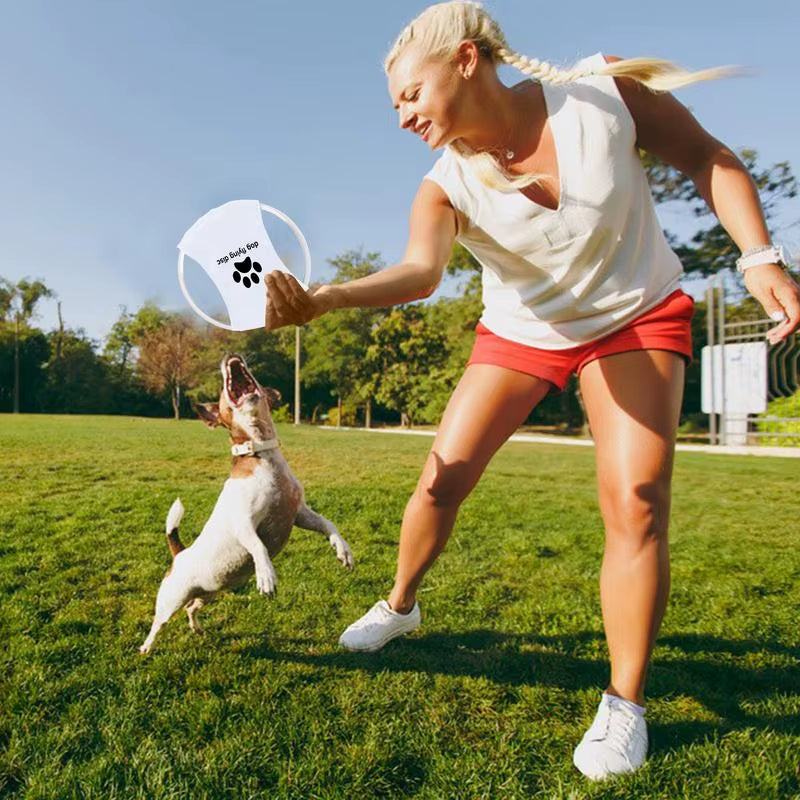 Illuminate Playtime: Glow in the Dark Flying Discs for Dogs