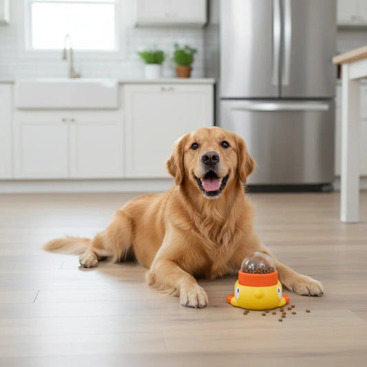 Pawsome Feeder Duck Design Pet Food Dispenser - Drift Lab